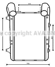 AVA QUALITY COOLING Starpdzesētājs DF4056